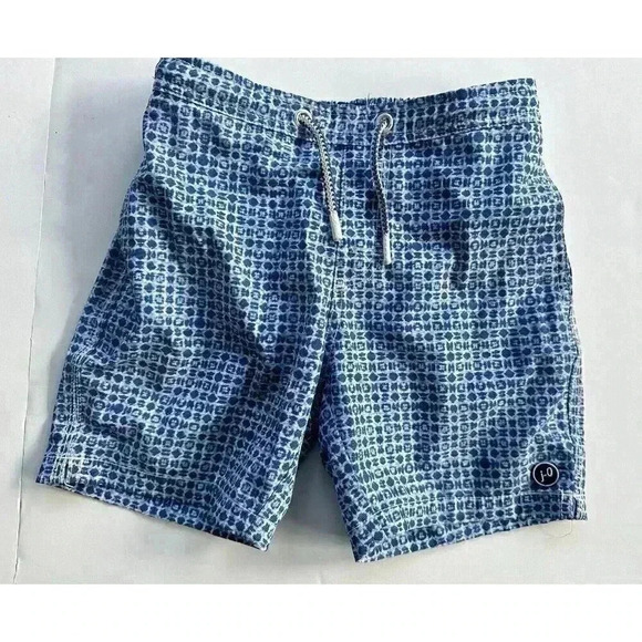 johnnie-O Kids Mallon Jr. Half Elastic Surf Shorts Lake Size 8 - Picture 1 of 7
